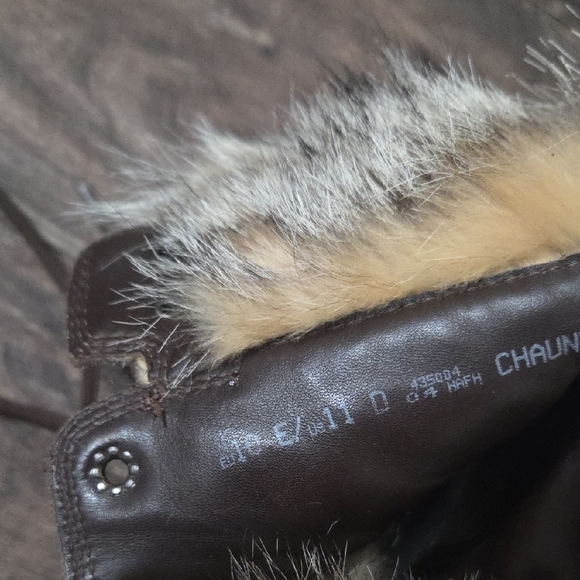 Bally Men\'s Brown Leather Boots with Fur Trim main image 15